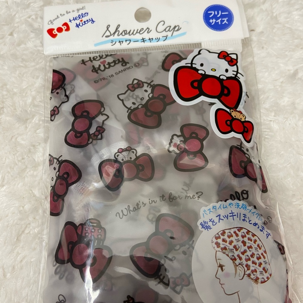 Hello Kitty Shower Cap